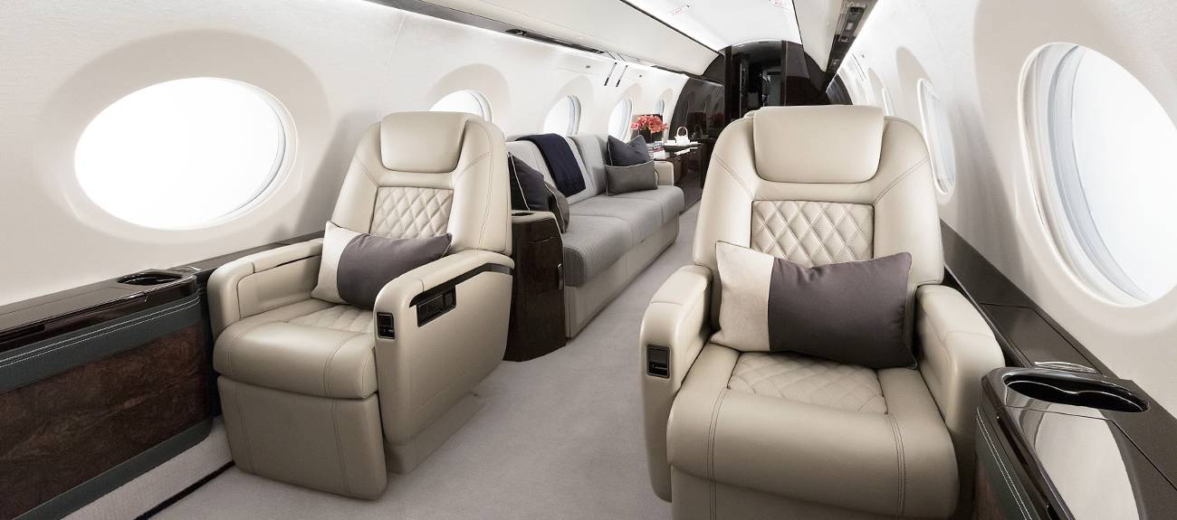 Gulfstream G500 view for Europe charter