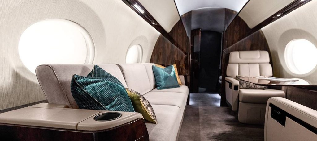 Gulfstream G600 cabin for Europe charter