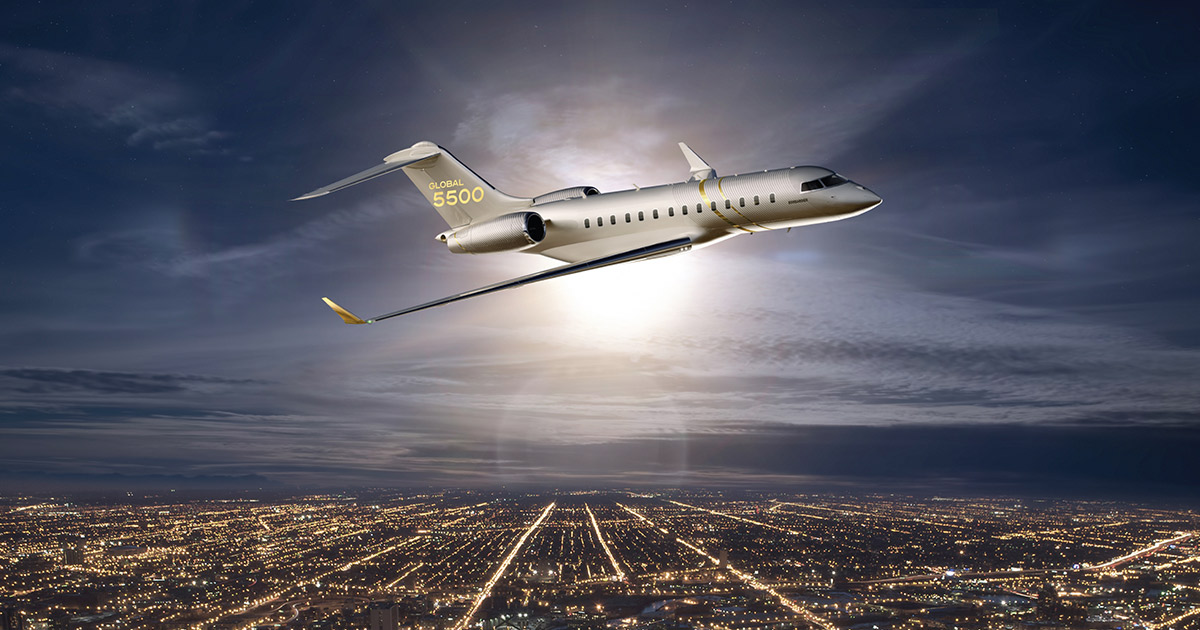 Europe Bombardier Global 5500 Charter