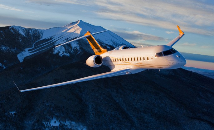 Bombardier Global Express cabin for Europe charter