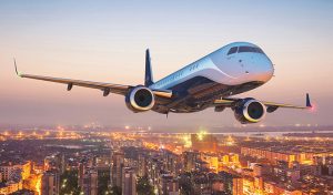 Embraer Lineage 1000 cabin for Europe charter