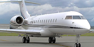 Bombardier Global Express view for Europe charter